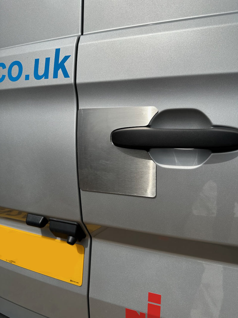 Stainless handle shield for New 2023 Ford Transit Custom