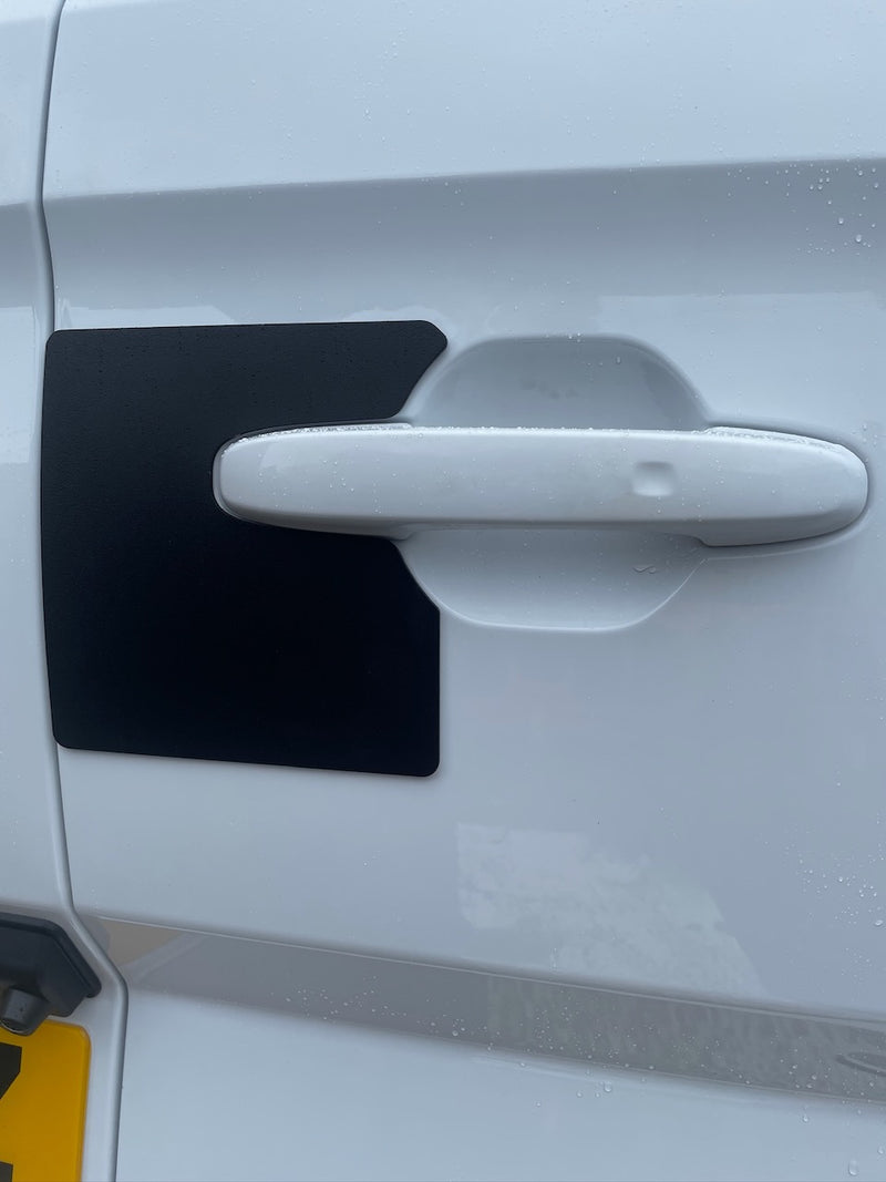 Black handle shield for the New 2023 Ford Transit Custom