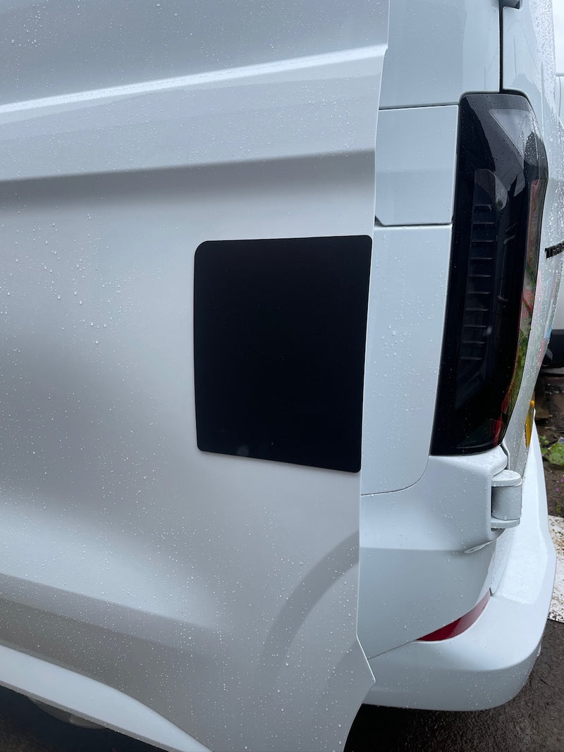 New Ford Transit Custom 2023 sliding door plate in black