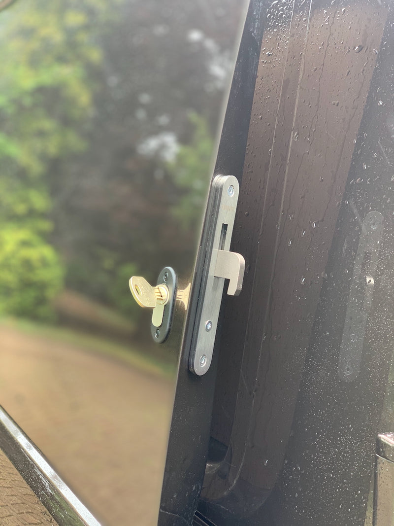 VW Transporter sliding door hooklock fitted by Vanlocker